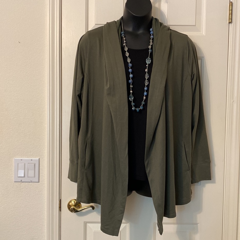 Ava &Viv olive green coverup